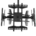 Потолочный кронштейн ONKRON CPRO2L-4 для 4 телевизоров 32”- 55' черный, фото6