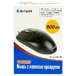 Мышь проводная A4Tech OP-720 черный, 1000 dpi, PS/2, кнопки - 3, фото20