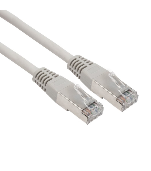 Пaтч-корд F/UTP Rexant, cat.6, RJ45-RJ45, экранированный, PVC серый, 3м