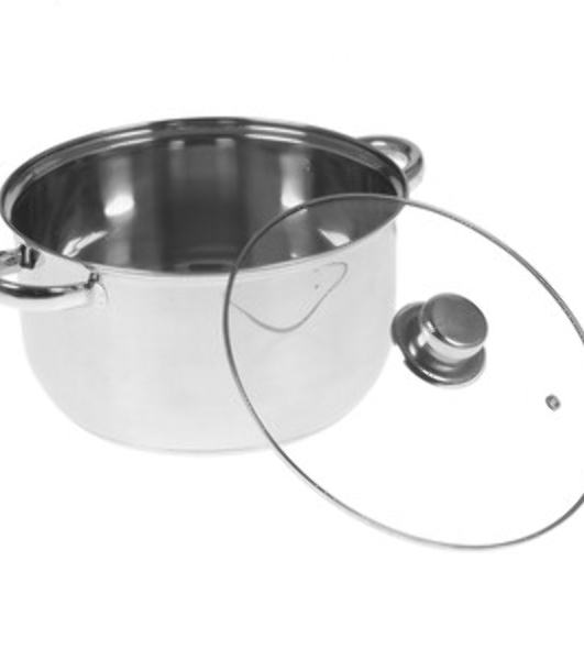 Кастрюля WEBBER BE-159/2 из нерж стали со стеклянной крышкой (d=24; 5.8 л) (8)