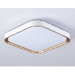 Потолочный светодиодный светильник Ambrella light FZ1259 WH/GD белый/золото 27W 5000K 350*350*60 (Без ПДУ), фото 1