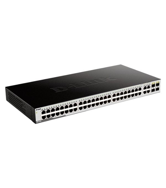 Коммутатор D-Link DGS-1052/A1A, 48×1 Гбит/с, неуправляемый