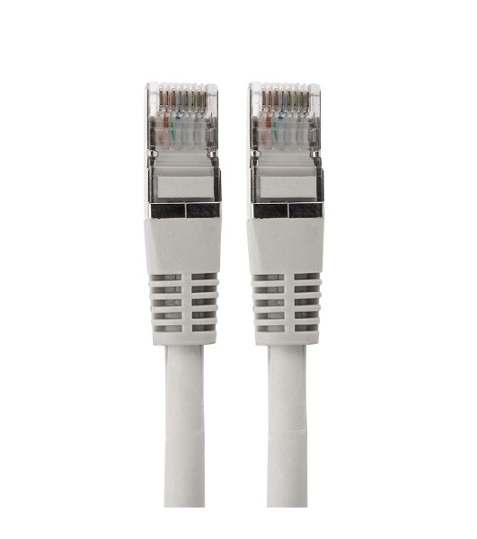 Пaтч-корд F/UTP Rexant, cat.6, RJ45-RJ45, экранированный, PVC серый, 3м