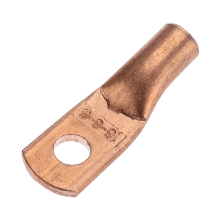 Наконечник медный Rexant ТМ 16-6-6 (16 мм² - Ø6 мм) (в упак. 100 шт.)