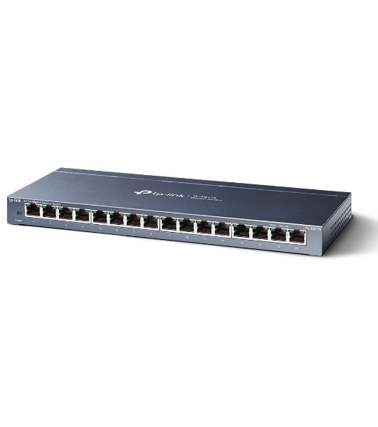 Коммутатор TP-Link TL-SG116 16-портовый гигабитный настольный коммутатор