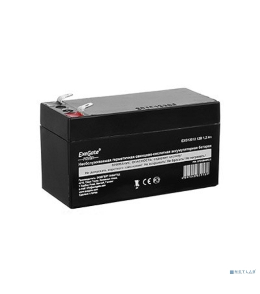 Батарея для ИБП ExeGate EX269857RUS GP12013/EXG12013 (12V 1.3Ah), клеммы F1