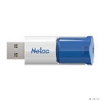 Флешка USB Netac U182 Blue (NT03U182N-256G-32BL), 256Gb, USB 3.0, R/W 70/30, белый/синий, фото4