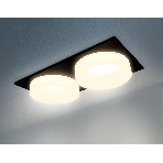Светильник Ambrella light TN1319/2 SBK/FR черный песок/белый матовый GU5.3 182*92*45, фото7