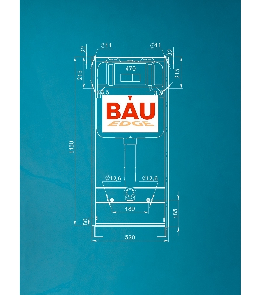 Комплект BAU 6 в 1: инсталляция BAU PRO, унитаз подвесной безободковый вихревой со скрытым сливом Bau Dream Hurricane3, сиденье дюропласт микролифт, клавиша BASIC хром