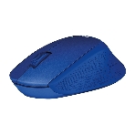 Мышь беспроводная Logitech M330 SILENT PLUS синий, 1000 dpi, радиоканал, USB, кнопки - 3, фото6