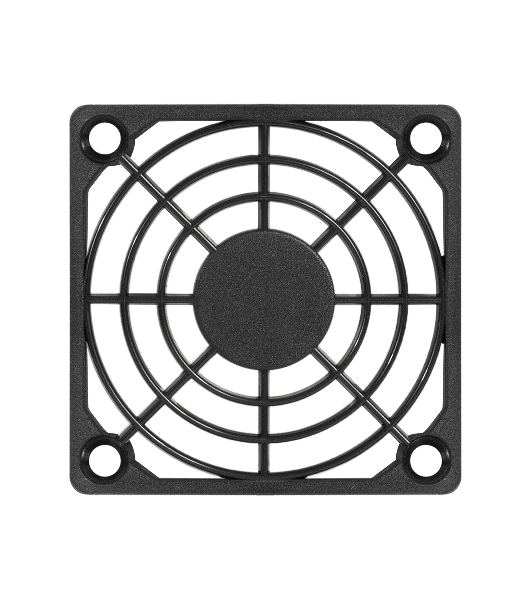 Решетка для вентилятора 60x60 ExeGate EG-060PSB (60x60 мм, пластиковая, квадратная, черная)