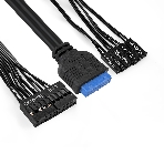 Компьютерный корпус Minitower ExeGate EX291147RUS BAA-105U2-01-AAA450 (mATX, БП AAA450 с вент. 8см, 2*USB+2*USB 3.0, аудио, черный), фото7