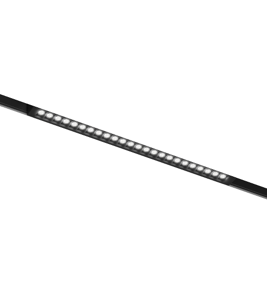 Трековый линейный светильник Ambrella light GL8085 BK черный IP20 18W 3000-6000K 220V 24° 410*25*41