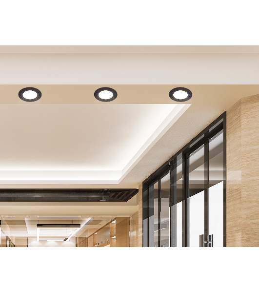 Светильник Ambrella light TN51823 BK черный GX53 max 15W D110*39