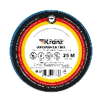 Изолента ПВХ Kranz 0.13х15 мм, 25 м, синяя (5 шт./уп.), фото 1