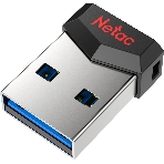 Флешка USB Netac UM81 (NT03UM81N-064G-20BK), 64Gb, USB 2.0, R/W 30/10, черный/красный, фото3