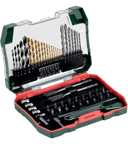Набор принадлежностей Metabo 626707000 55 предметов (жесткий кейс)