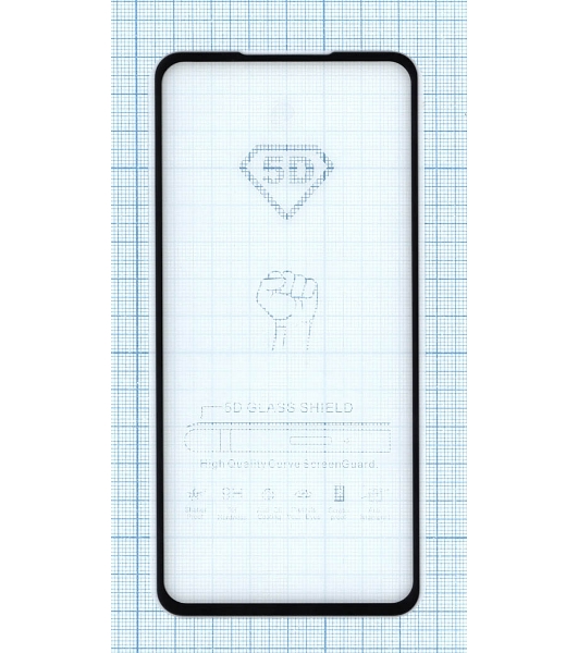 Защитное стекло 'Полное покрытие' для XiaomiMi9T черный