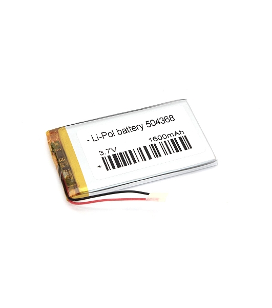 Портативный аккумулятор Li-Pol (батарея) 5x43x68мм 2pin 3.7V/1600mAh