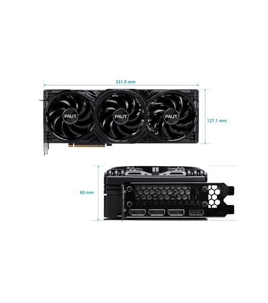 Видеокарта Palit NVIDIA GeForce RTX 5070 GamingPro 12Gb PCI-E 192bit GDDR7 2325/28000 HDMIx1 DPx3 HDCP Ret