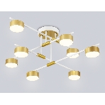 Потолочный светильник Ambrella light FL51751/8 WH/GD белый/золото GX53/8 max 12W 720*720*245, фото5