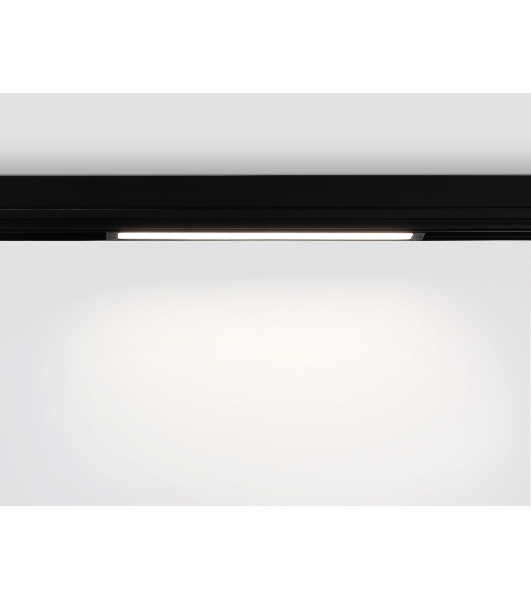 Управляемый светодиодный светильник для шинопровода Magnetic Ambrella light GL1272 BK черный IP20 15W 3000K-6400K 220V 120° 342*25*42 (Без ПДУ)