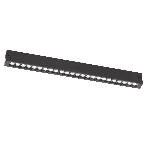 Трековый линейный светильник Ambrella light GL8085 BK черный IP20 18W 3000-6000K 220V 24° 410*25*41, фото3