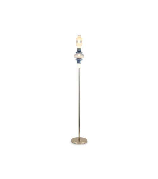 Светильник Ambrella light LH53132 GD/WH/GB золото/белый/серо-синий 8W 3000K D250*1635