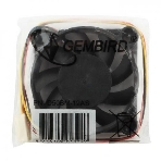 Вентилятор для корпуса Gembird черный, 50 мм, 5000 об/мин, 25 дБ, 3 pin, фото 1
