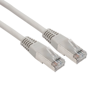 Пaтч-корд Rexant F/UTP, cat.6, RJ45-RJ45, экранированный, PVC серый, 1м