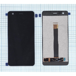 Дисплей для Nokia 2 черный