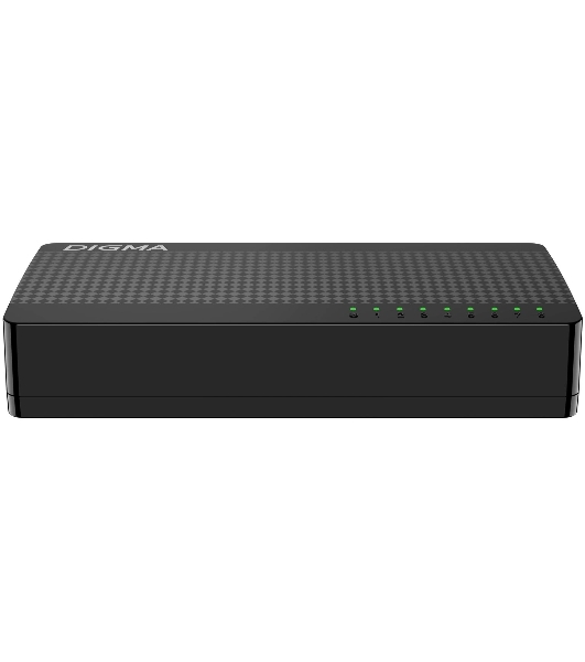Коммутатор Digma DSW-108GEV2, 8×1 Гбит/с, неуправляемый