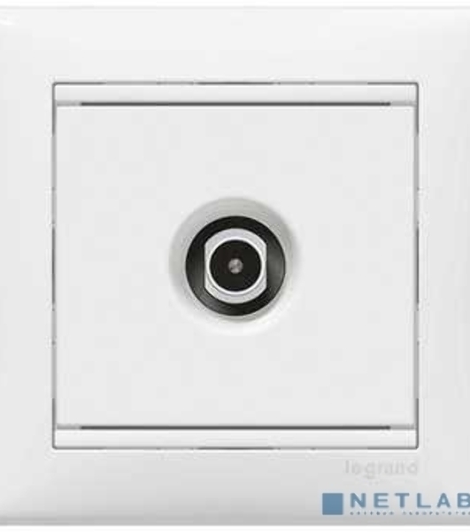 Телевизионная проходная розетка Legrand Valena 774431, белая, 14дБ