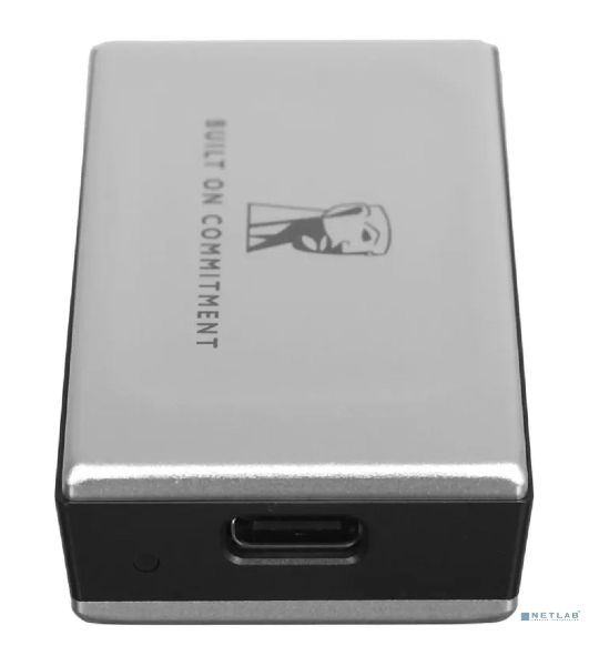 Внешний SSD Kingston XS2000, 1TB, USB 3.2 Gen 2x2 Type-C, R/W 2000/2000, серебристый