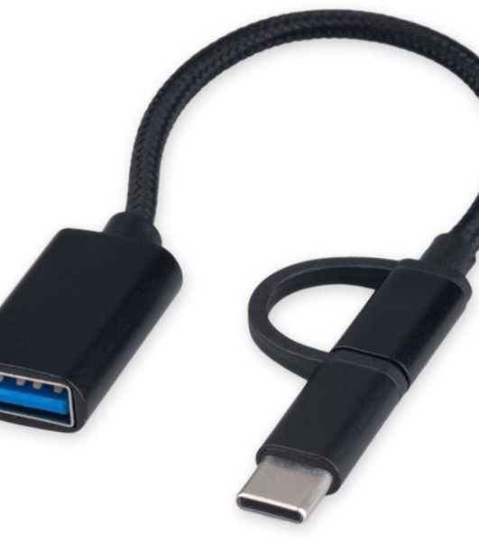 Адаптер USB OTG Type-C (CM/AF)