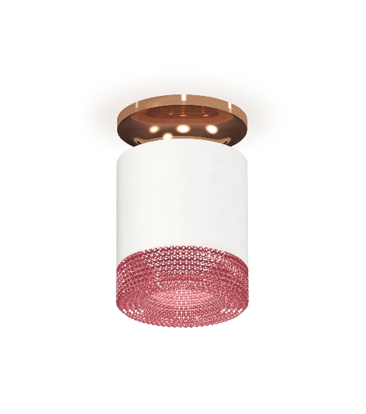Светильник Ambrella Light XS7401143 SWH/PPG/PI белый песок/золото розовое полированное/розовый MR16 GU5.3(N7930, C7401, N7193)
