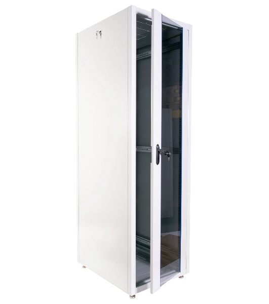 Шкаф телекоммуникационный напольный ЭКОНОМ 42U (600 × 800) дверь перфорированная 2 шт.