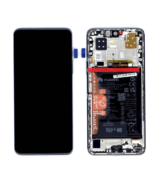Дисплей для Huawei Nova 9 SE в сборе с тачскрином, панелью и аккумулятором (SP 02354UWB), синий