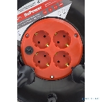 Удлинитель на катушке PERFEO (PF-B4677) 'RU POWER', с/з, 4 гнз - 20 м, фото 1