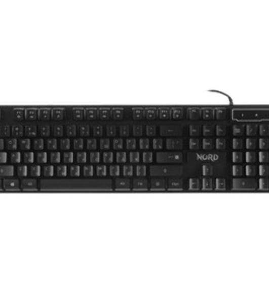 Комплект клавиатура+мышь Defender Nord GS-959 проводной, USB, 2400 DPI, чёрный