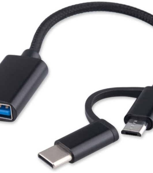 Адаптер USB OTG Type-C (CM/AF)