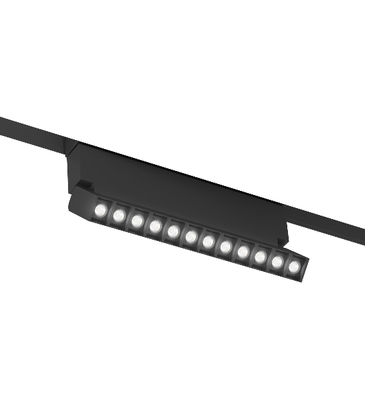 Трековый светильник Ambrella light GL8090 BK черный IP20 9W 3000-6000K 220V 24° 220*25*138