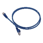 Патч-корд Lanmaster LAN-PC45/U5E-5.0-BL вилка RJ-45-вилка RJ-45 кат.5е 5м синий LSZH (уп.:1шт), фото 1