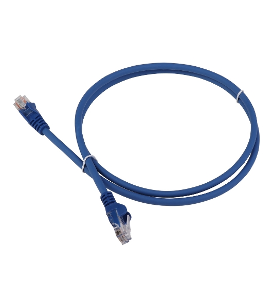 Патч-корд Lanmaster LAN-PC45/U5E-5.0-BL вилка RJ-45-вилка RJ-45 кат.5е 5м синий LSZH (уп.:1шт)