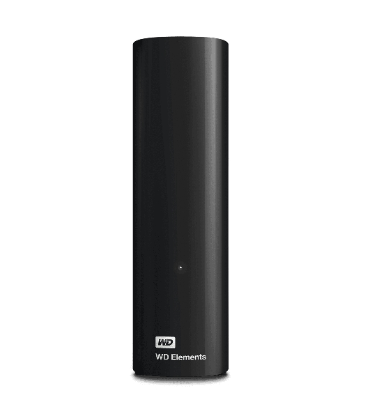 Внешний HDD 3.5' Western Digital Elements Desktop, 10TB, USB 3.2 Gen 1 Type-A, 5400 rpm, черный