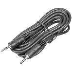 Кабель соединительный аудио-видео Buro Jack 3.5 (m)/Jack 3.5 (m) 2м. черный, фото 1