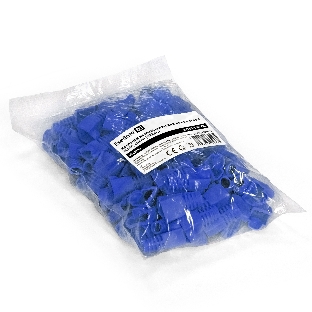 Колпачок ExeGate BC45-100-BL изолирующий для коннектора RJ-45, синий (100 шт)