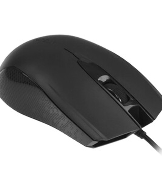 Мышь проводная A4Tech OP-760 черный, 1200 dpi, USB, кнопки - 3