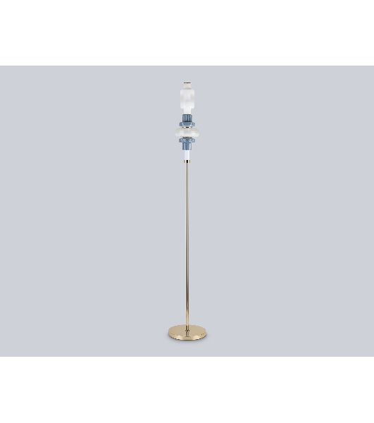 Светильник Ambrella light LH53132 GD/WH/GB золото/белый/серо-синий 8W 3000K D250*1635