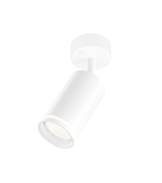 Накладной спот с выключателем Ambrella light TA120 WH белый GU10 max 12W D70*164*D55